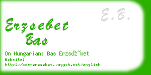 erzsebet bas business card